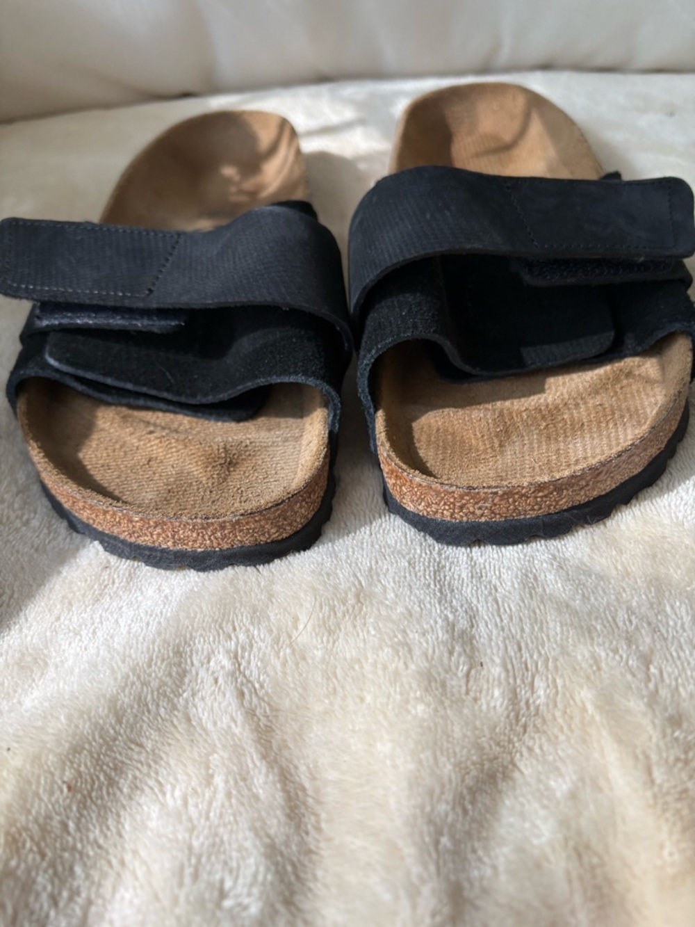 Birkenstock Oita black 2 strap suede sandals size 8/39🔥 EUC - Picture 7 of 14